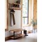 Alaterre Furniture Ryegate Solid Wood with Metal Coat Hooks with Storage, Natural AWCC2420 - alternate 2